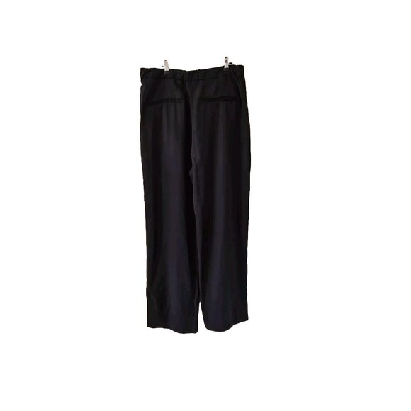 Terea By Andrea Pitter Wide Leg Pants Womens XXL Black Zip Office Career Dressy - Picture 1 of 16